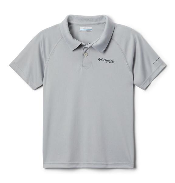 Columbia PFG Terminal Tackle Shirts Grey For Boys NZ39860 New Zealand